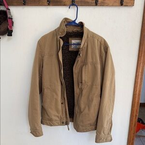 Old Navy Men’s Brown Sherpa-Lined Jacket